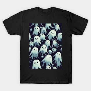 Spooky Ghost pattern, model 4 T-Shirt